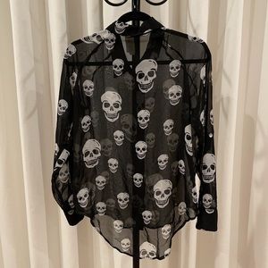 Haley Starr Skull Blouse